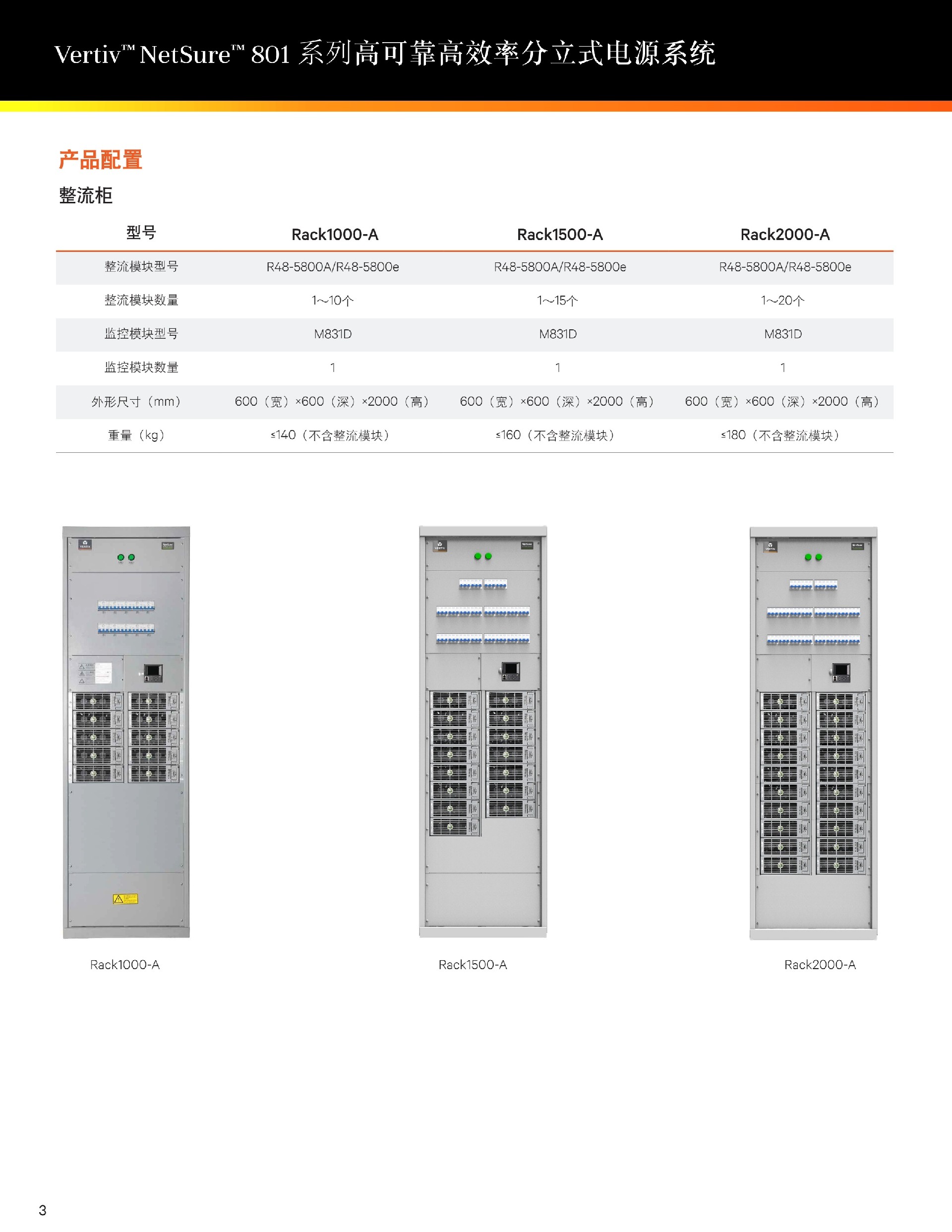 维谛Netsure801整流柜选型规格参数.jpg 维谛Netsure801整流柜选型规格参数.jpg